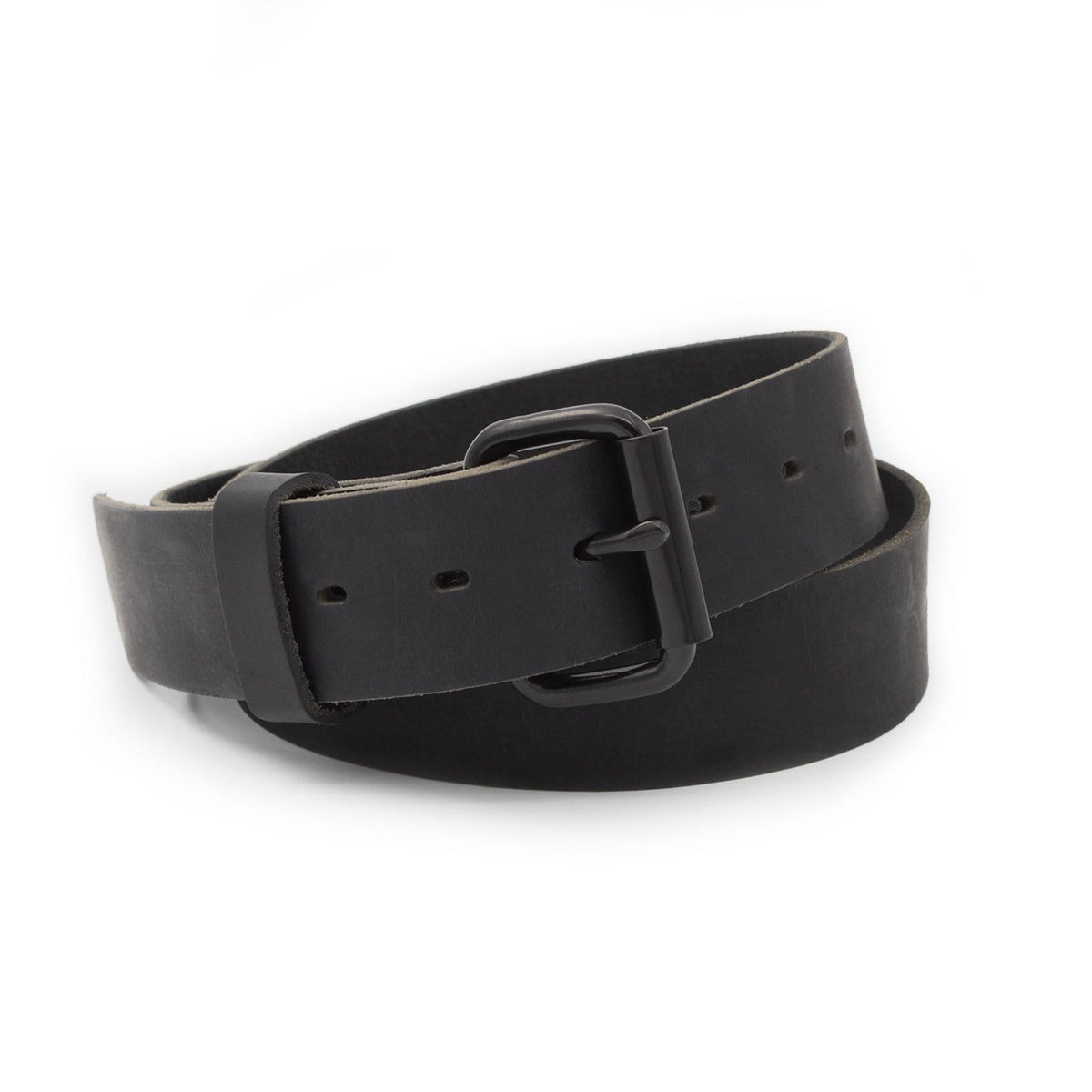 Main Street Forge Belt 32 / Midnight Black The Classic Leather Everyday Belt | Made in USA | Full Grain Leather | Lifetime Warranty 816895022825